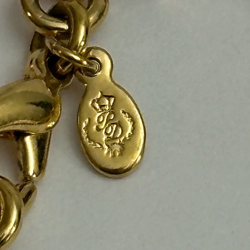 Vintage Premier Designs Gold Tone Cross Link Bracelet - Picture 2 of 3